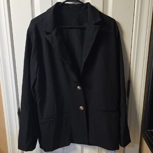 Elegant Black Women's Blazer